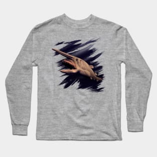 Goblin shark wall art Long Sleeve T-Shirt